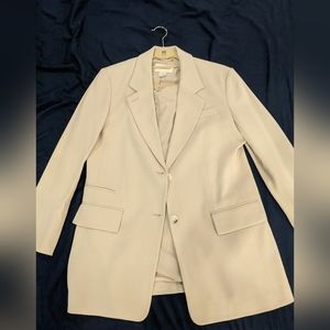 Club Monaco cream blazer size L